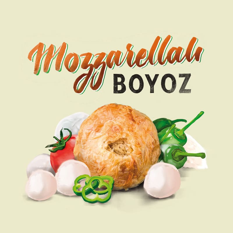 Mozzarella Peynirli Boyoz